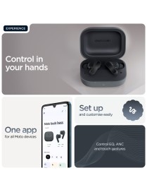 Motorola Moto Buds Bass Dark Shadow