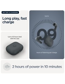 Motorola Moto Buds Bass Dark Shadow