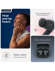 Motorola Moto Buds Bass Dark Shadow