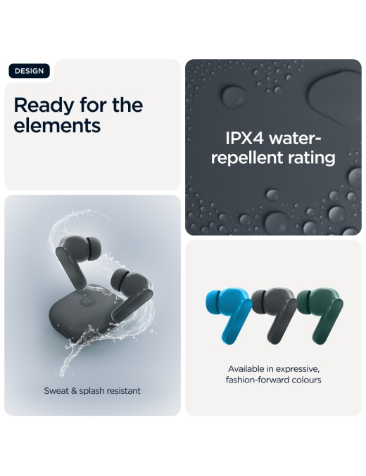 Motorola Moto Buds Bass Dark Shadow