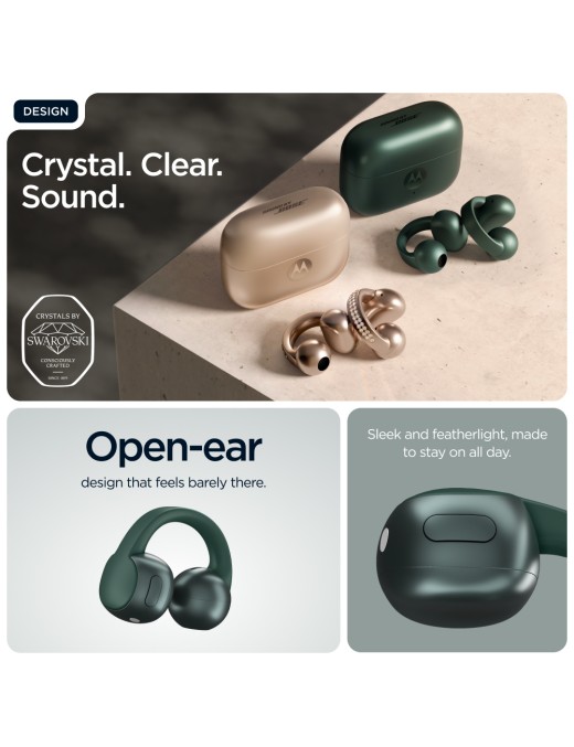 Motorola Moto Buds Loop By Bose Trekking Green