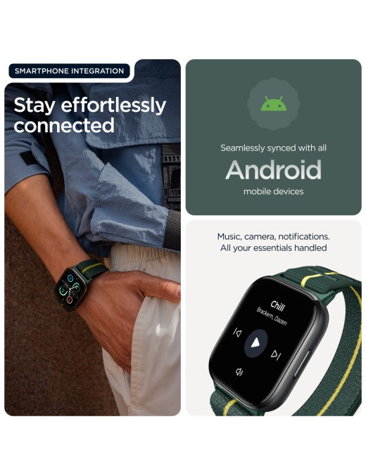 Motorola moto watch fit 4.83 cm (1.9") OLED 44.5 mm Digital Touchscreen Green, Grey GPS (satellite)