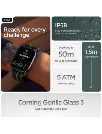 Motorola moto watch fit 4.83 cm (1.9") OLED 44.5 mm Digital Touchscreen Green, Grey GPS (satellite)