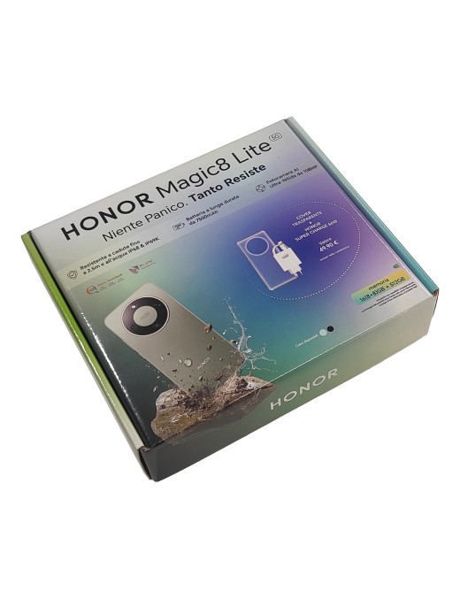 Honor Magic 8 Lite 8+512GB 6.79" 5G Black + Charger + Tpu Case Italia