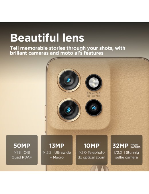 Motorola edge 50 Neo 16.1 cm (6.36") Dual SIM Android 14 5G USB Type-C 12 GB 512 GB 4310 mAh Cream