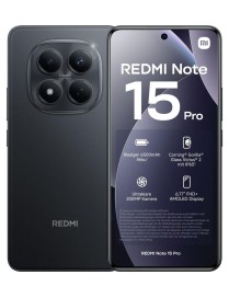 Xiaomi Redmi Note 15 Pro 4G 12+512GB 6.77" Black Europa
