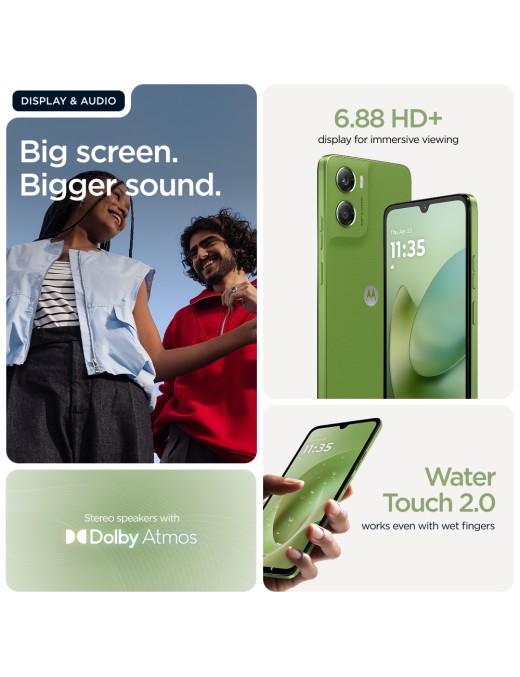 Motorola moto g06 17.5 cm (6.88") Dual SIM Android 15 4G USB Type-C 4 GB 256 GB 5200 mAh Green