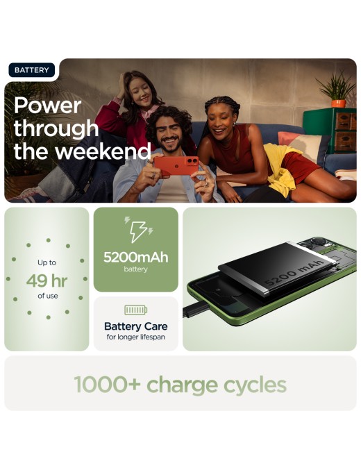 Motorola moto g06 17.5 cm (6.88") Dual SIM Android 15 4G USB Type-C 4 GB 256 GB 5200 mAh Green