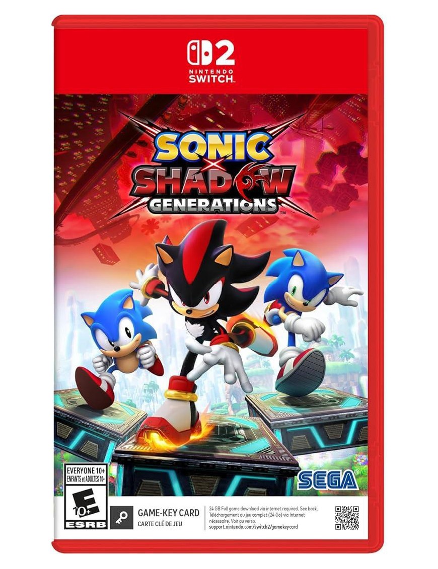 Switch 2 Sonic x Shadow Generations (Game Key Card) - EU