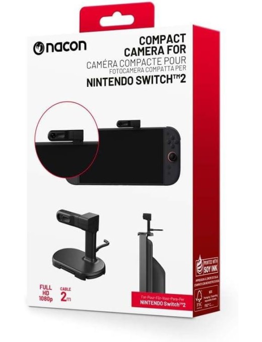 Switch 2 Nacon Webcam 1080P Black