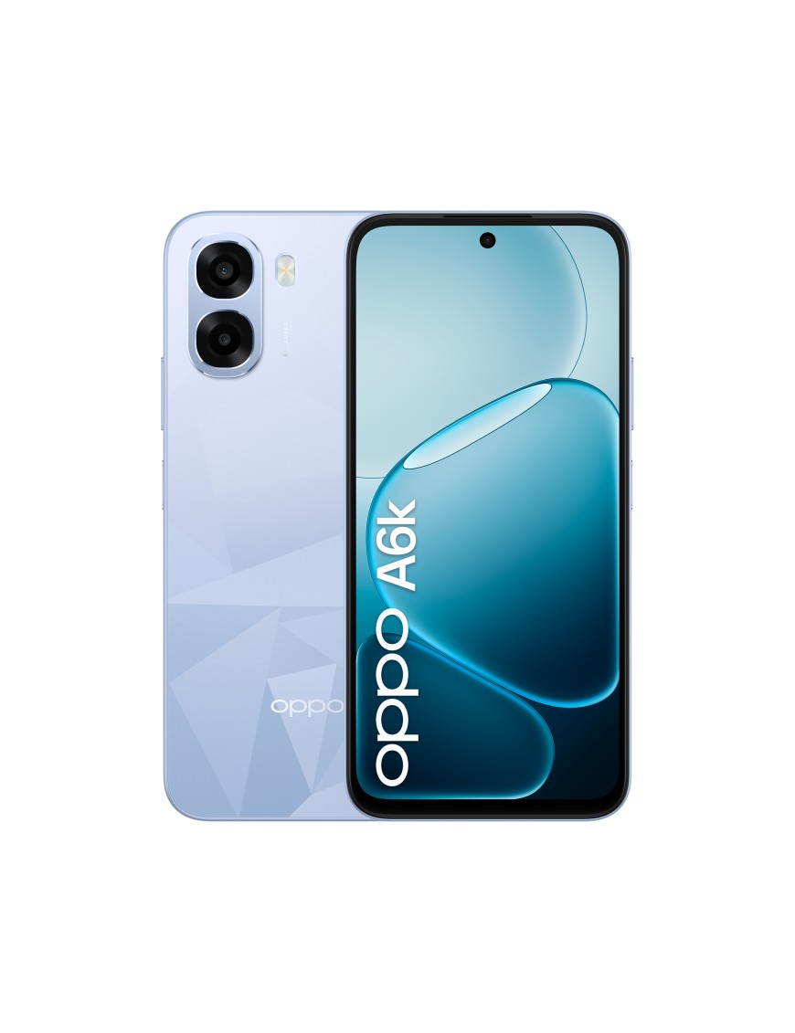 OPPO A6k 17.1 cm (6.75") Dual SIM Android 15 4G USB Type-C 4 GB 256 GB 6100 mAh Blue