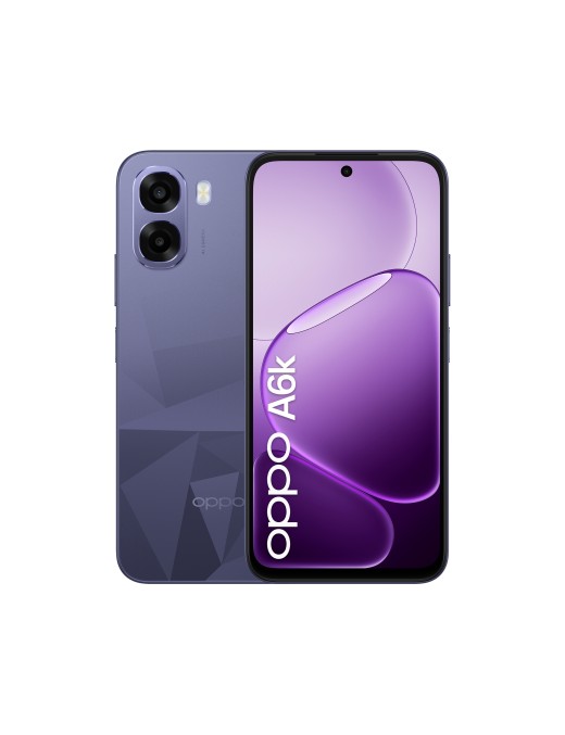 Oppo A6K Dual Sim 6,75" 4+256GB Crystal Black Italia