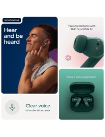 Motorola Auricolari Moto Buds Bass Posy Green