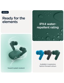 Motorola Auricolari Moto Buds Bass Posy Green