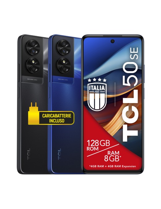 TCL 50 SE 17.2 cm (6.78") Dual SIM Android 14 4G USB Type-C 4 GB 128 GB 5010 mAh Blue