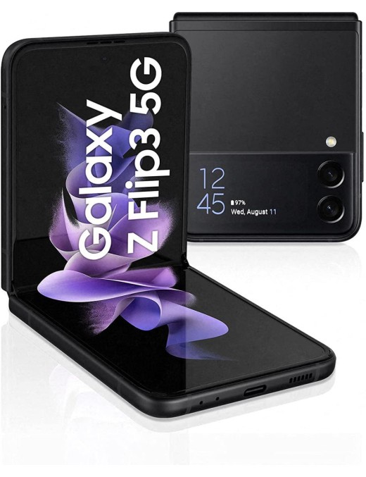 Samsung SM-F711B Galaxy Z Flip 3 8+128GB 1.9"/6.7" 5G Black DS Italia TIM
