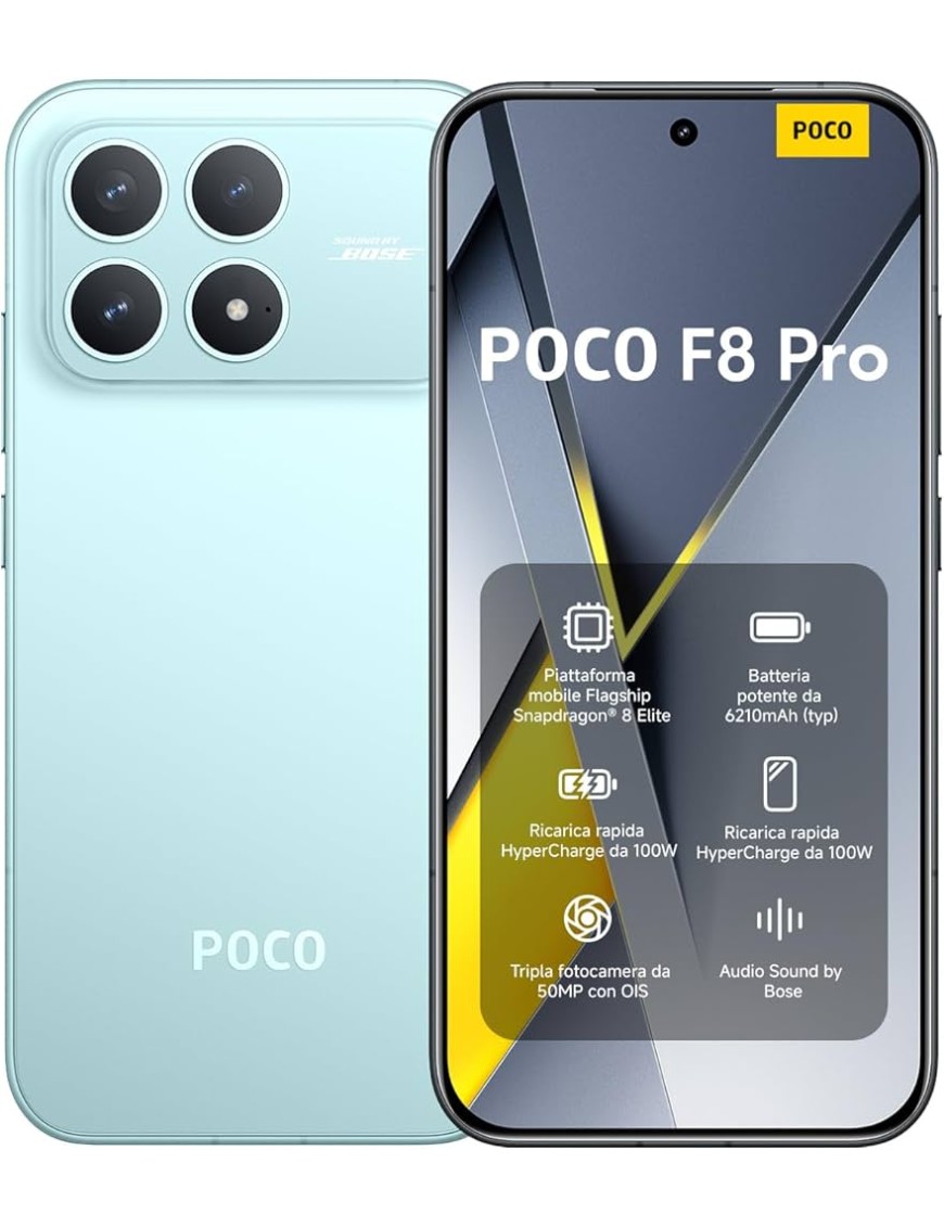 POCO F8 Pro 12+256GB 6.59" 5G Blue Dual Sim Europa