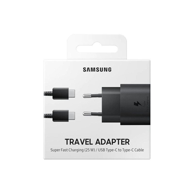 Samsung Caricatore 25W EP-TA800XB FC USB-C + Cavo 1m USB-C Black