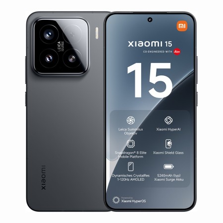 Xiaomi 15 12+512GB 6.36" 5G Black Dual Sim TIM