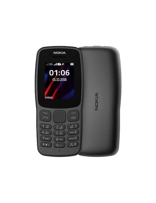 Nokia 106 TA-1114 Black Dual Sim Europa