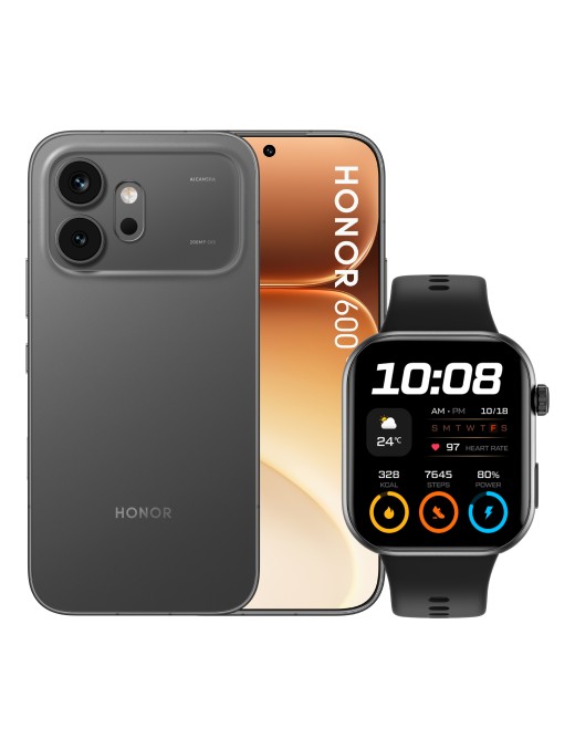 Honor 600 8+256GB 6.57" 5G Velvet Black DS + Watch 2i Italia