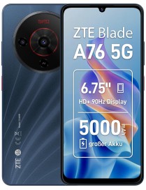 ZTE Blade A76 5G 4+128GB 6.75" Black Dual Sim Europa