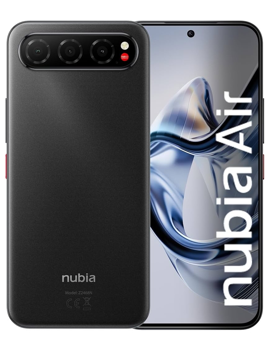 ZTE Nubia Air 8+512GB 6.78" 5G Black Wind3
