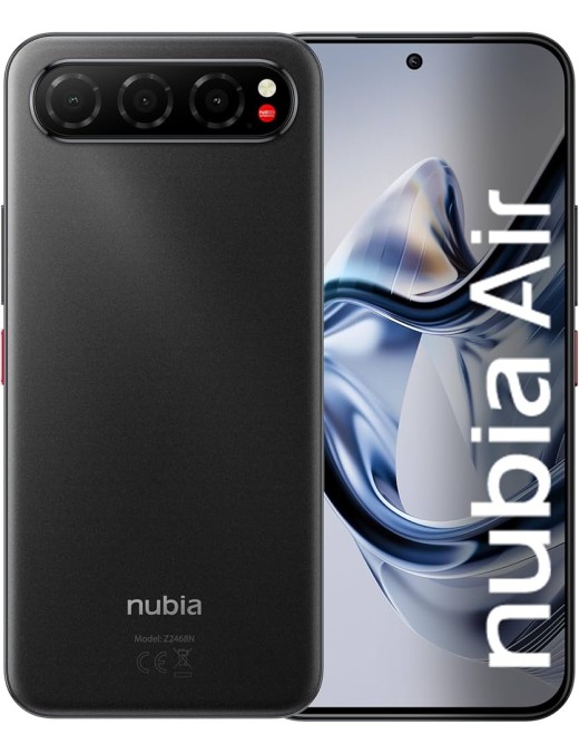 ZTE Nubia Air 8+512GB 6.78" 5G Black Wind3