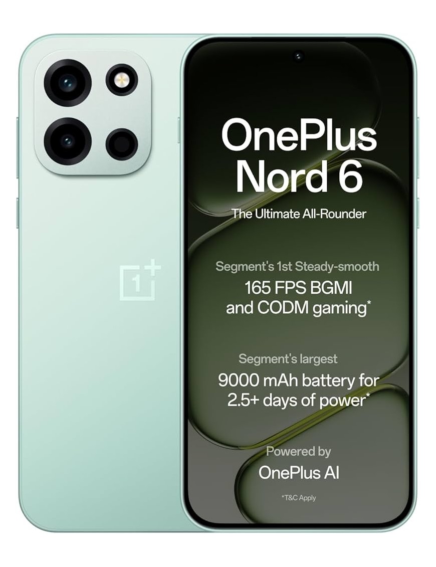 OnePlus Nord 6 12+512GB 6.78" 5G Fresh Mint Europa