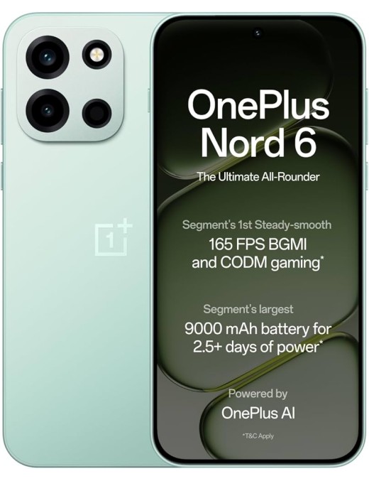 OnePlus Nord 6 12+512GB 6.78" 5G Fresh Mint Europa