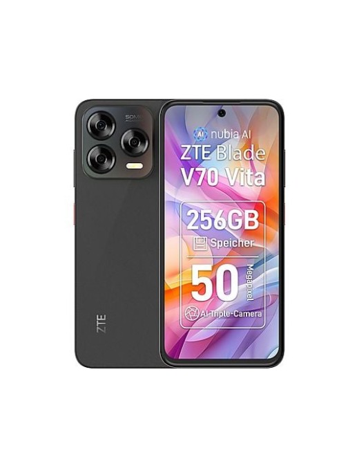 ZTE Blade V80 Vita 4+256GB 6.75" 4G Black Italia