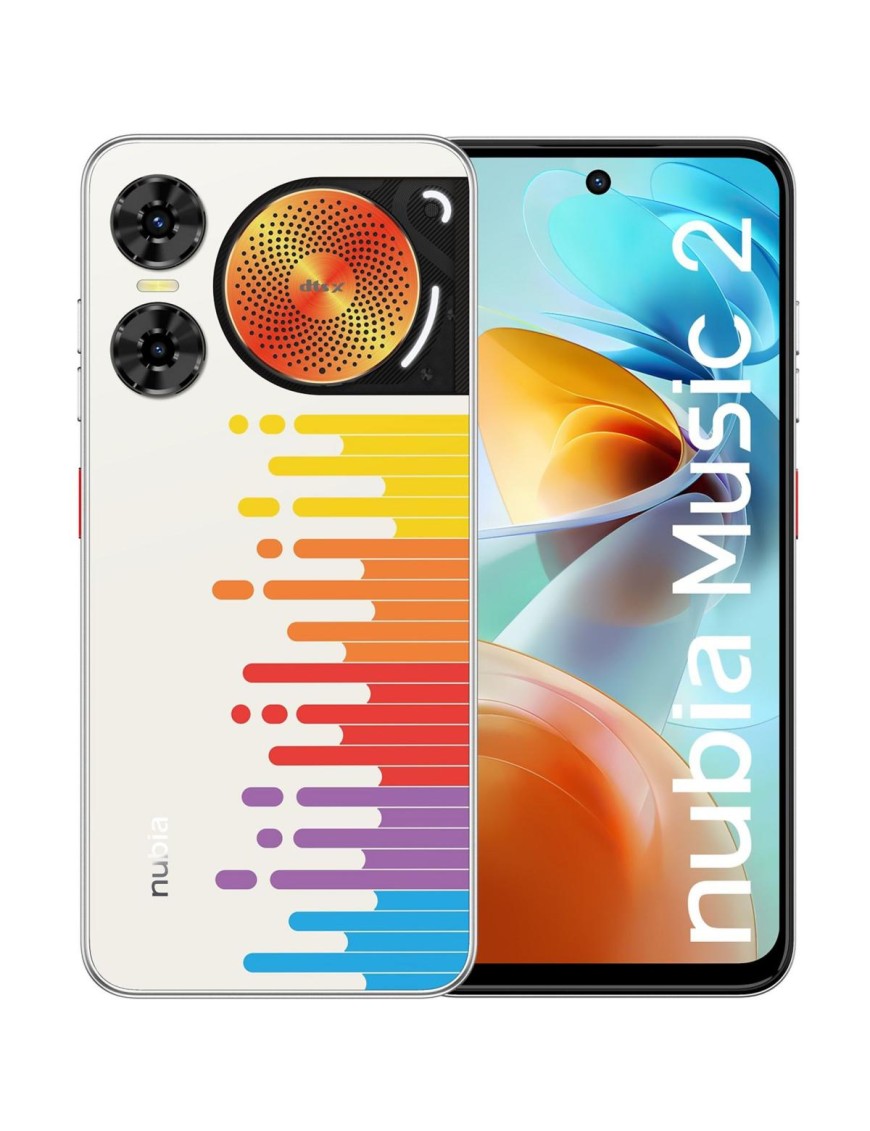 ZTE Nubia Music 2 4+256GB 6.7" 4G Melody Wave White Brandizzato
