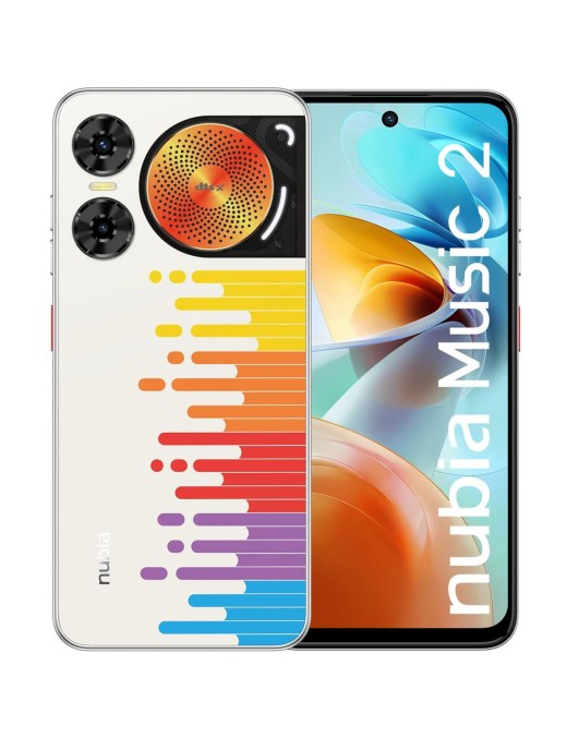 ZTE Nubia Music 2 4+256GB 6.7" 4G Melody Wave White Brandizzato