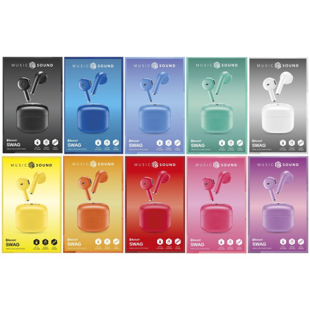 Cellularline MS Auricolari Swag TWS BT Violetto