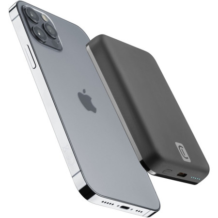 Cellularline Powerbank iPhone MAG 500 5000mhA MagSafe Nero