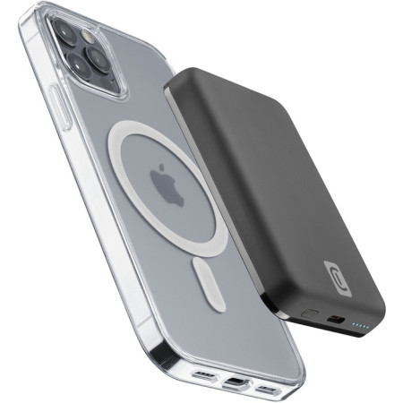 Cellularline Powerbank iPhone MAG 500 5000mhA MagSafe Nero