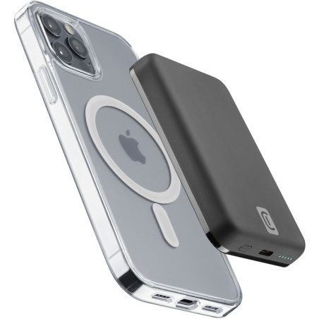 Cellularline Powerbank iPhone MAG 500 5000mhA MagSafe Nero