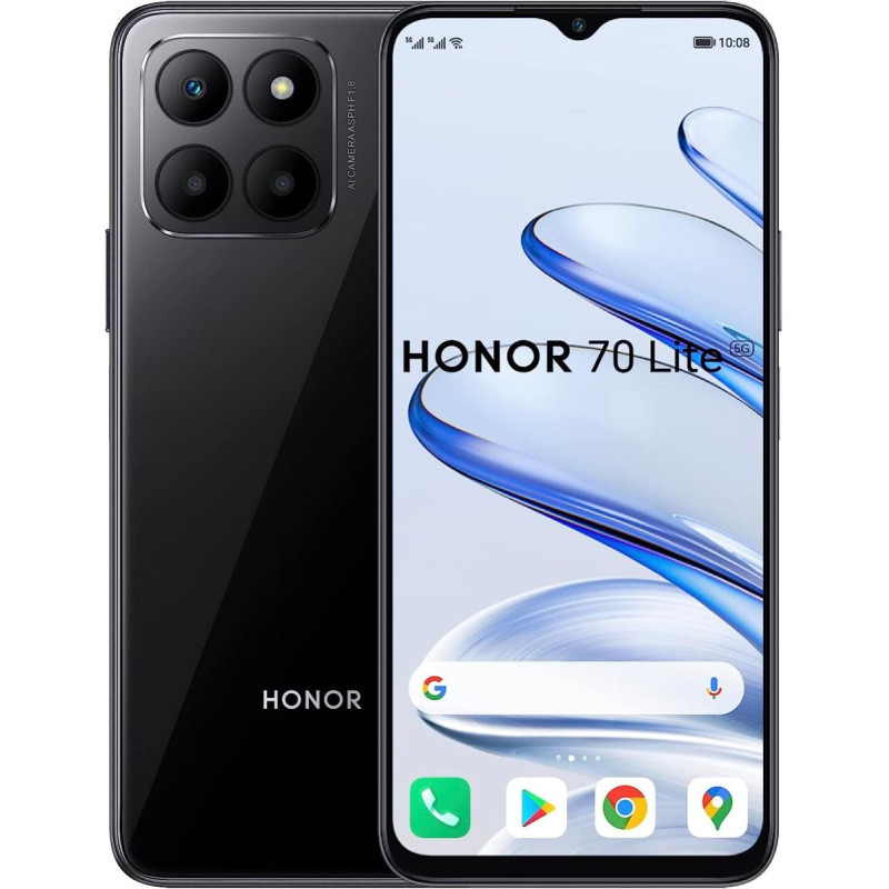 Honor 70 Lite 4+128GB 6.5" 5G Midnight Black Operatore