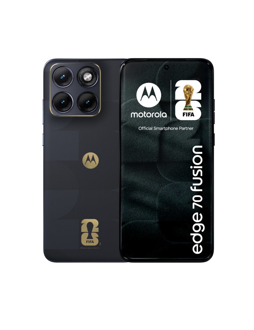 Motorola edge 70 fusion FIFA Edition 17.2 cm (6.78") Dual SIM Android 16.0 5G USB Type-C 8 GB 256 GB 5200 mAh Black