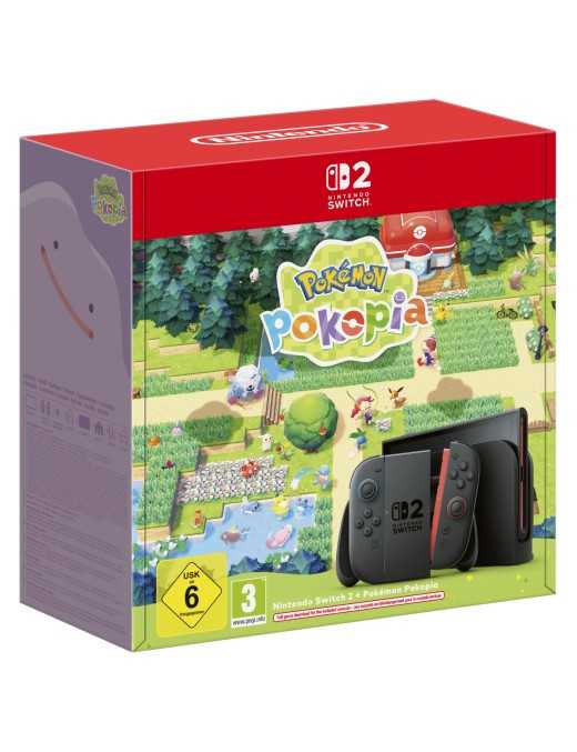 Nintendo Switch 2 & Pokemon Pokopia portable game console 20.1 cm (7.9") 256 GB Touchscreen Wi-Fi Black