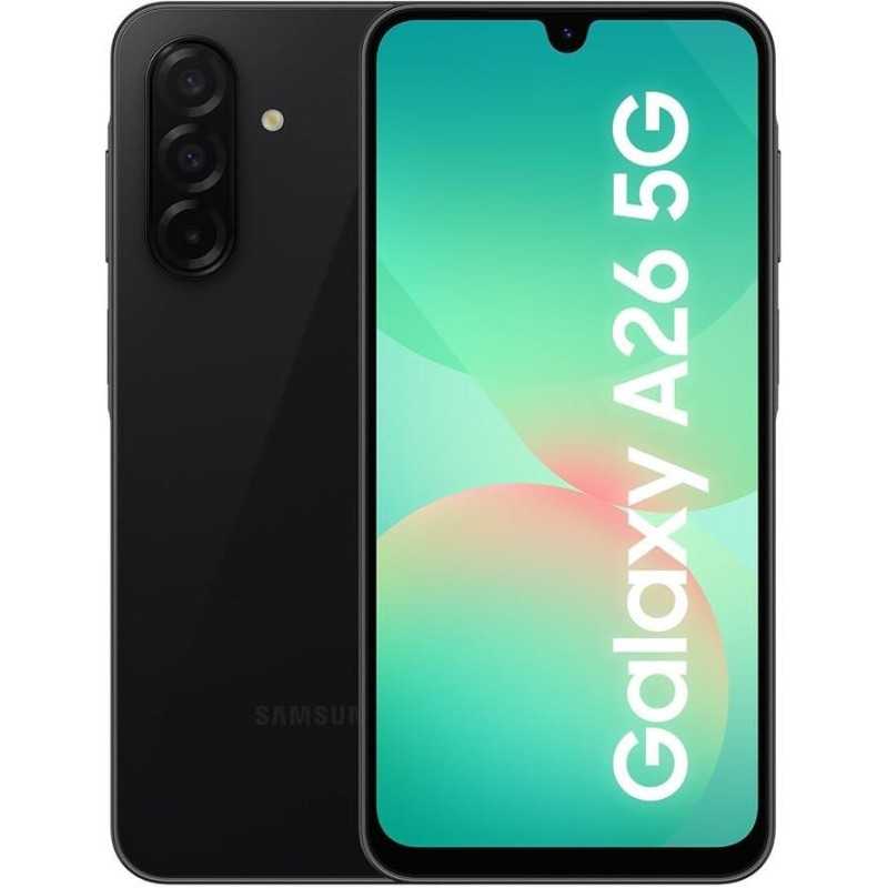 Samsung Galaxy A26 5G SM-A266 6+128GB 6.7" Black Dual Sim Europa TIM