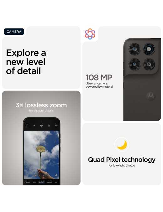 Motorola Moto G77 8+256GB 6.78" 5G Pantone Black Olive Dual Sim Europa TIM
