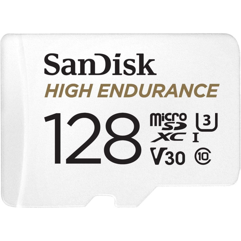 SanDisk High Endurance MicroSD 128GB C10 SDXC 100MB/s