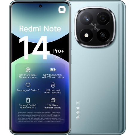 Xiaomi Redmi Note 14 Pro+ 12+256GB 6.67" 5G Frost Blue Europa