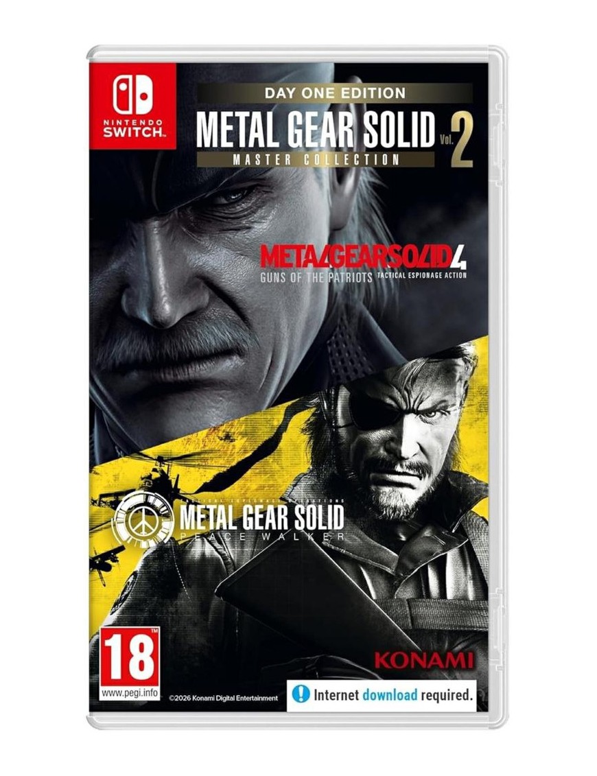 Switch Metal Gear Solid: Master Collection Vol. 2 - Day One Ed