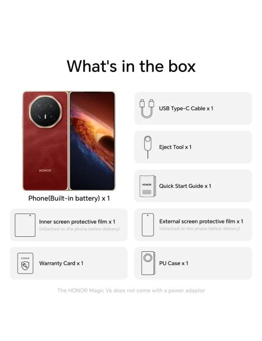 Honor Magic V6 16+512GB 7.95" 5G Red Dual Sim Italia