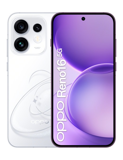 OPPO Reno16 5G 16.1 cm (6.32") Dual SIM Android 16.0 USB Type-C 8 GB 512 GB 6000 mAh White