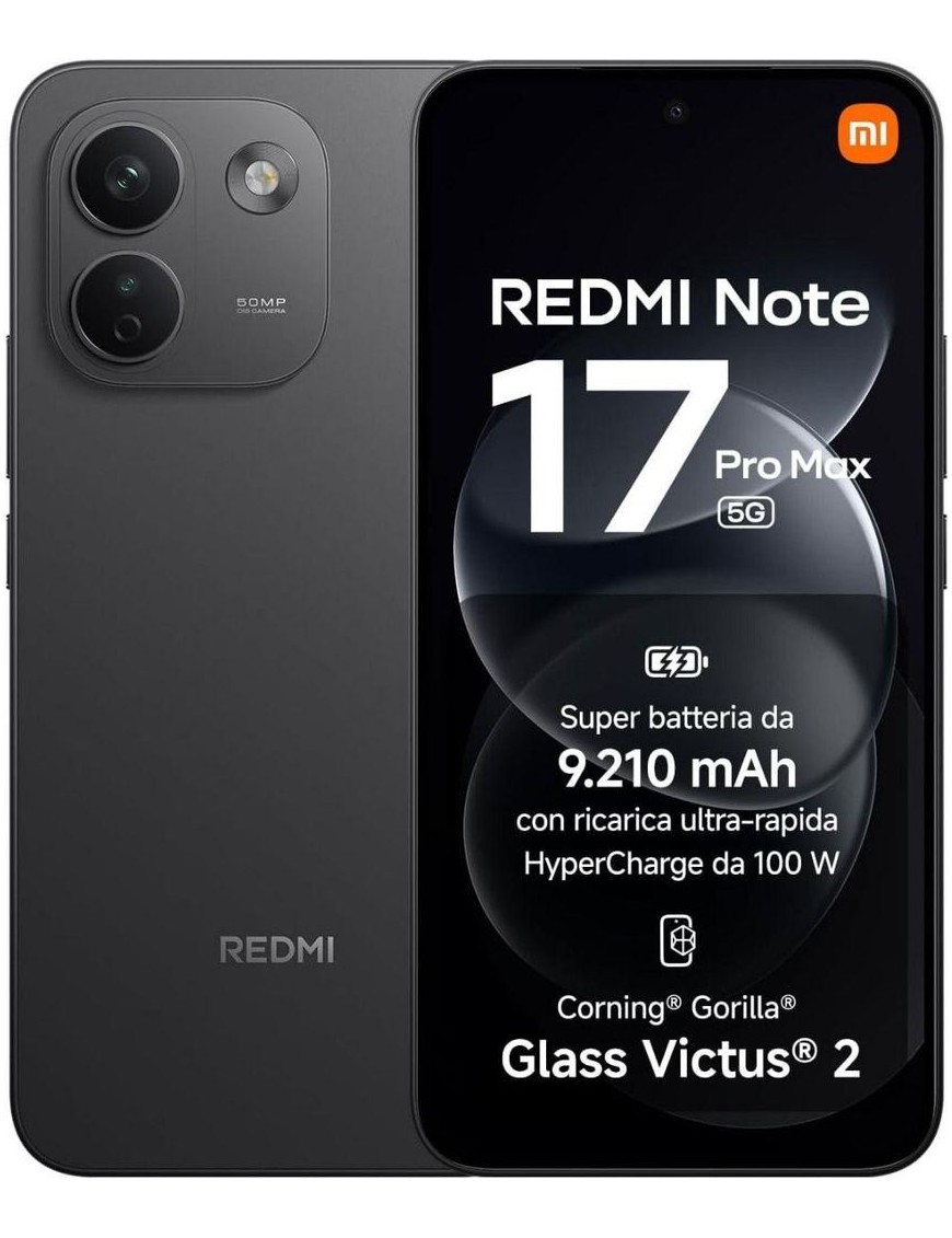 Xiaomi Redmi Note 17 Pro Max 5G 6,83" 8GB+256GB Black Europa