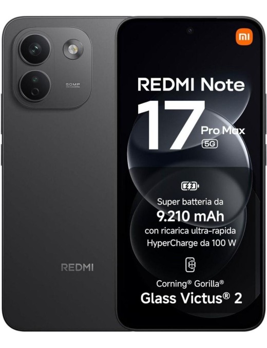 Xiaomi Redmi Note 17 Pro Max 5G 6,83" 8GB+256GB Black Europa