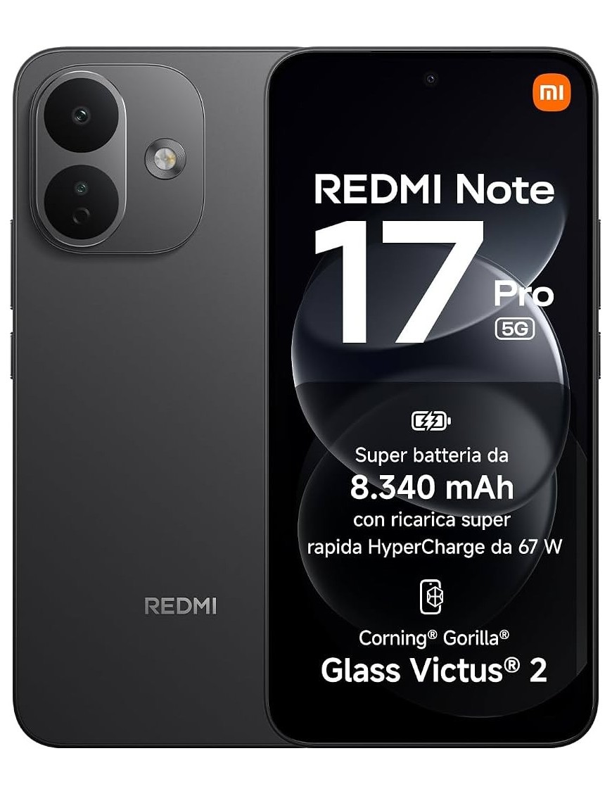 Xiaomi Redmi Note 17 Pro 5G 6,83" 8GB+512GB Black Europa